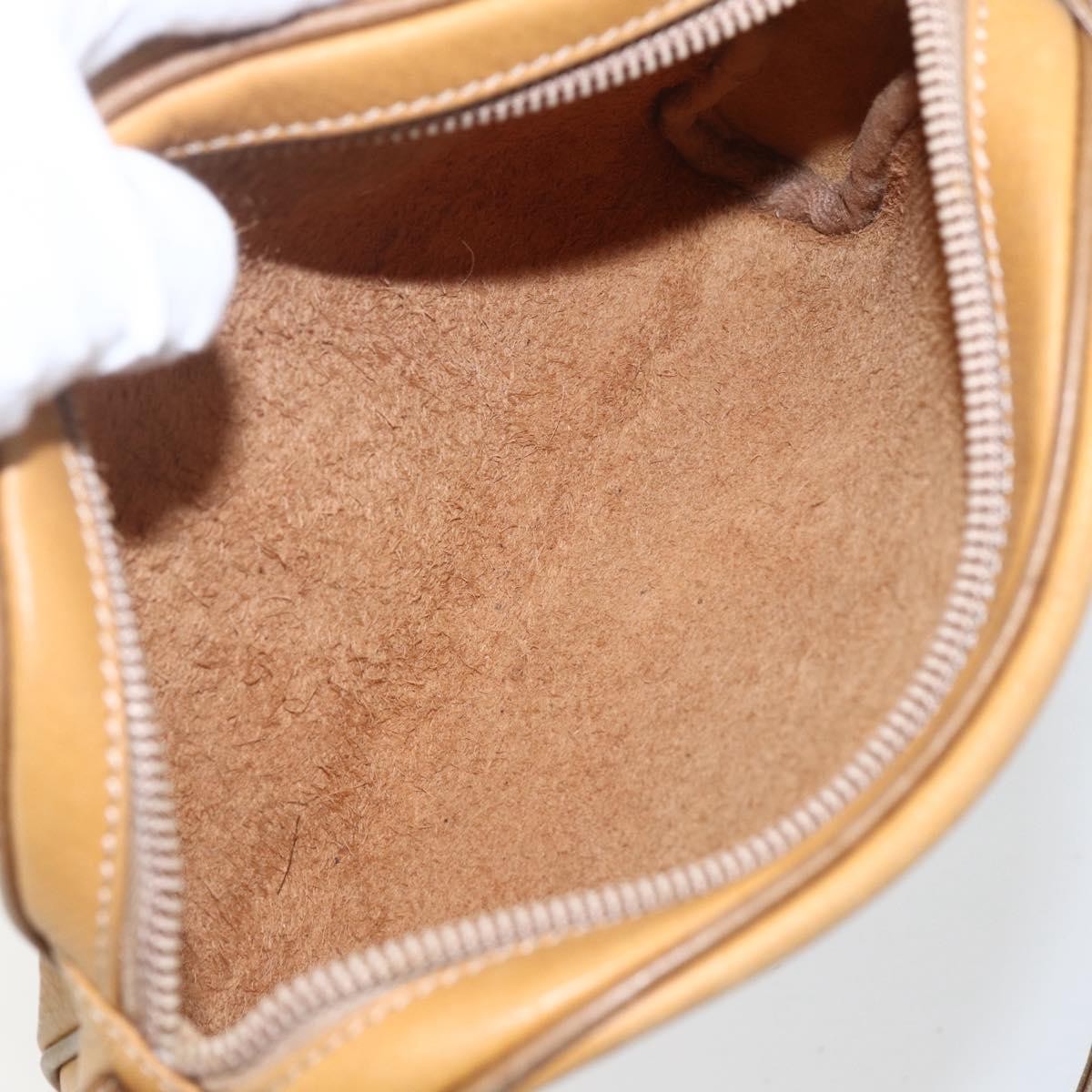 Loewe Anagram Shoulder Bag Leather, BEIGE, LEATHER, Shoulder bag