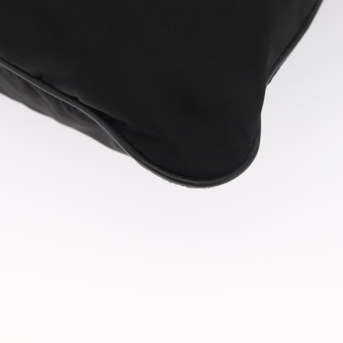 Prada Front Pocket Messenger Bag Tessuto, Black, Nylon, Shoulder Bag