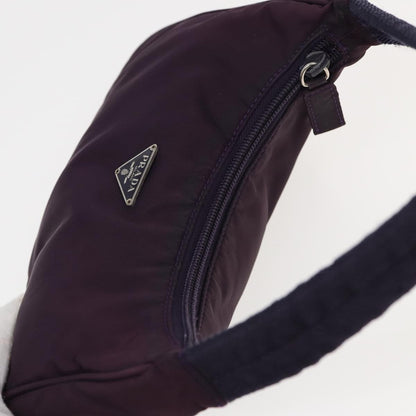 Prada Pochette Shoulder Bag Tessuto, PURPLE, NYLON, Clutche & pouche