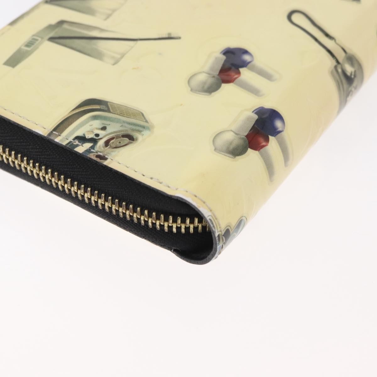 Louis Vuitton Nicolas Ghesquière Zippy Wallet Patent Monogram, White, Patent Leather, Wallet