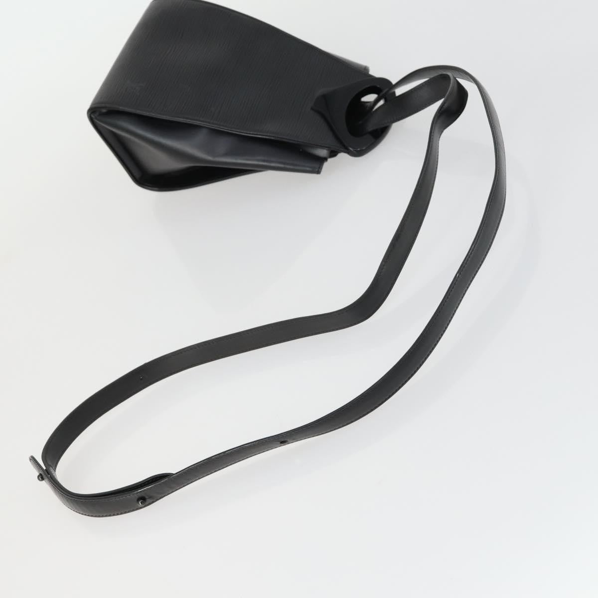 Louis Vuitton Minuit Handbag Epi Leather, BLACK, LEATHER, Shoulder bag