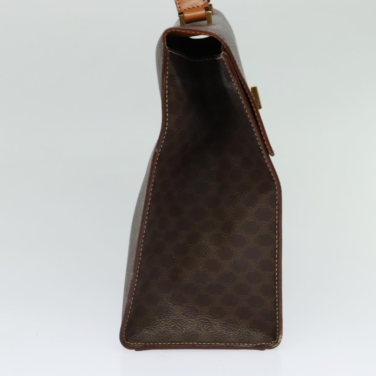 Celine Triomphe vintage handbag Macadam canvas, BROWN, CANVAS, Handbag
