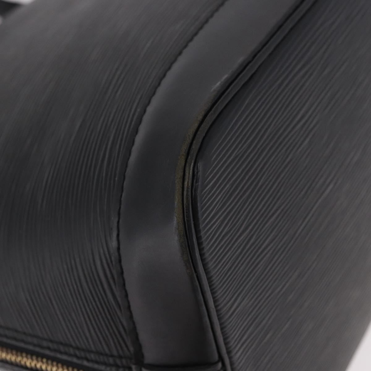 Louis Vuitton Alma Handbag Epi Leather, Black, Leather, Handbag