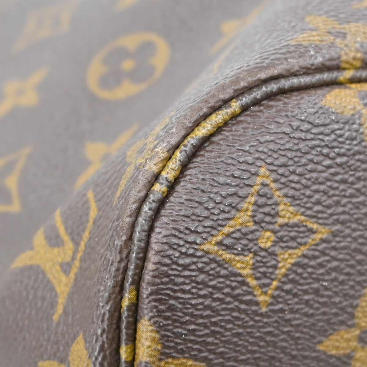 Louis Vuitton Neverfull Bandouliere Inside Out Monogram Canvas with Leather, Brown, Canvas, Tote Bag