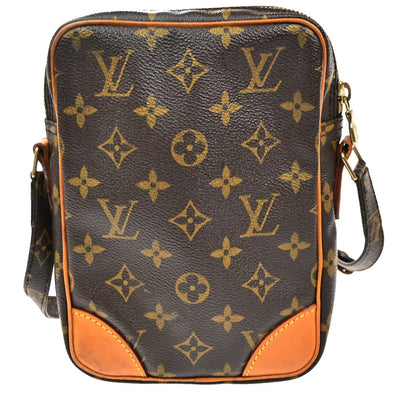 Louis Vuitton Danube Handbag Monogram Canvas, Brown, Canvas, Shoulder Bag