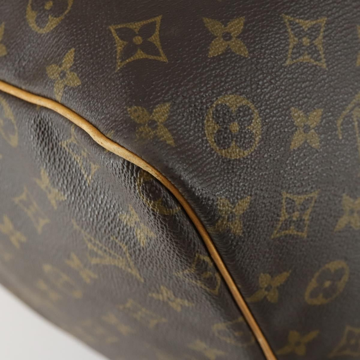 Louis Vuitton Keepall Bag Monogram Canvas, BROWN, CANVAS, Travel bag