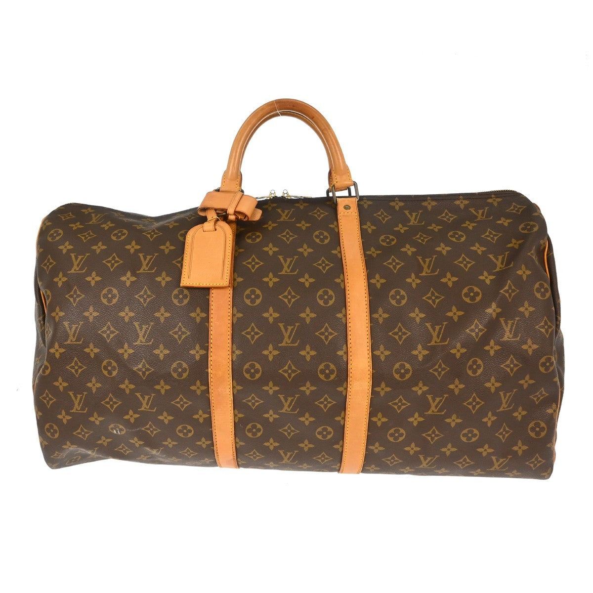 Louis Vuitton Keepall Bag Monogram Canvas, Brown, Canvas, Travel Bag