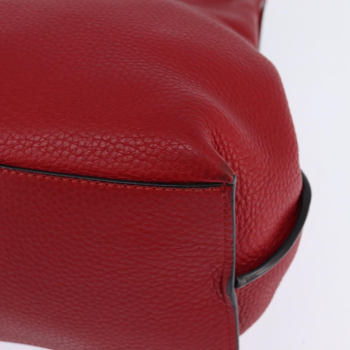 Gucci Bamboo Daily Top Handle Bag Leather, RED, LEATHER, Handbag