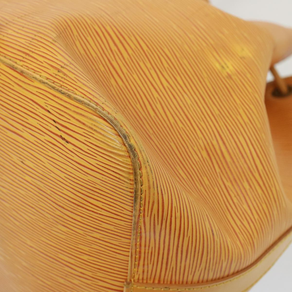 Louis Vuitton Petit Noe Handbag Epi Leather, YELLOW, LEATHER, Handbag