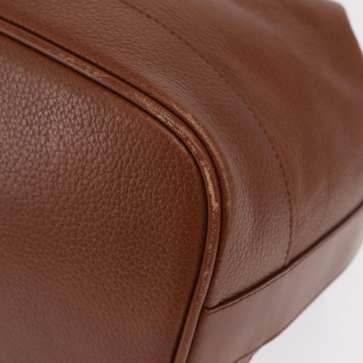 Burberry Vintage Shoulder Bag Leather, BROWN, LEATHER, Shoulder bag