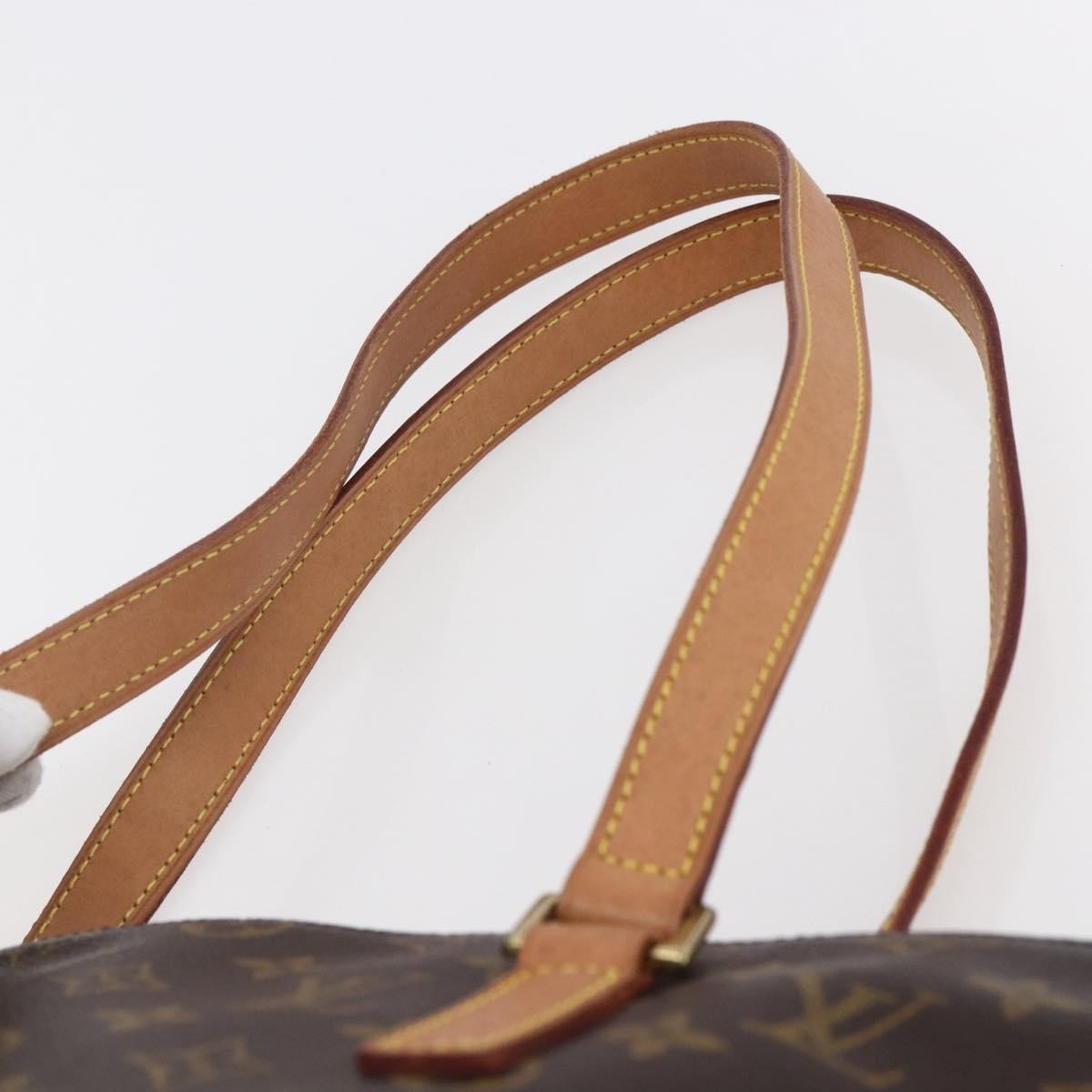 Louis Vuitton Cabas Mezzo Monogram Canvas, BROWN, CANVAS, Tote bag