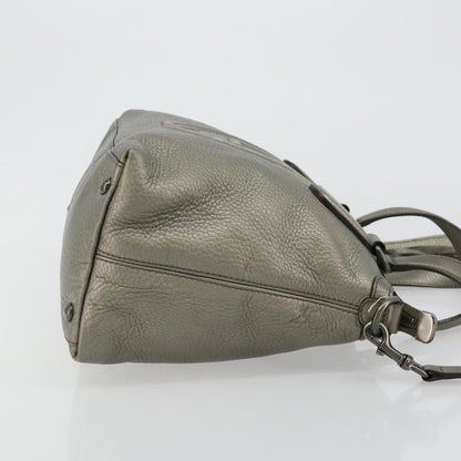 Gucci Soho Convertible Top Handle Bag Leather, Silver, Leather, Handbag