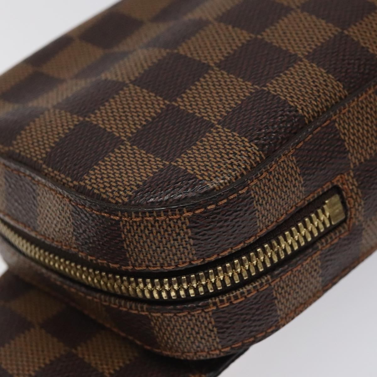 Louis Vuitton Geronimos Waist Bag Damier, BROWN, CANVAS, Shoulder bag