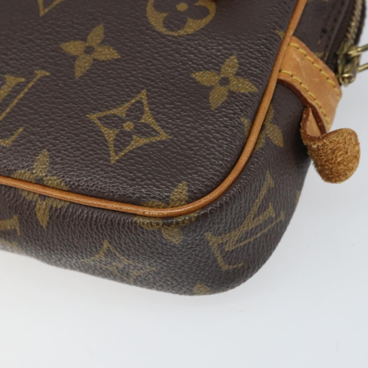 Louis Vuitton Pochette Marly Bandouliere Bag Monogram Canvas, BROWN, CANVAS, Shoulder bag