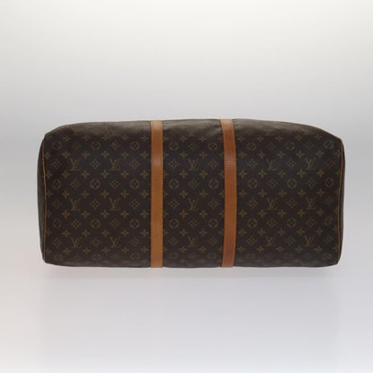Louis Vuitton Keepall Bag Monogram Canvas, BROWN, CANVAS, Travel bag