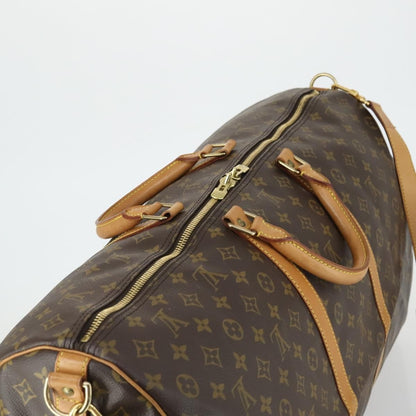 Louis Vuitton Keepall Bandouliere Bag Monogram Canvas, BROWN, CANVAS, Travel bag