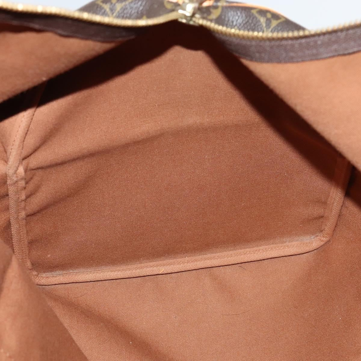 Louis Vuitton Keepall Bag Monogram Canvas, BROWN, CANVAS, Travel bag