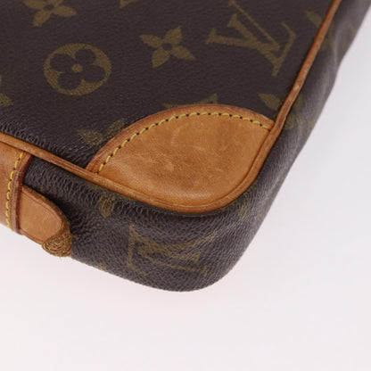 Louis Vuitton Marly Dragonne Clutch Monogram Canvas, Brown, Canvas, Clutch