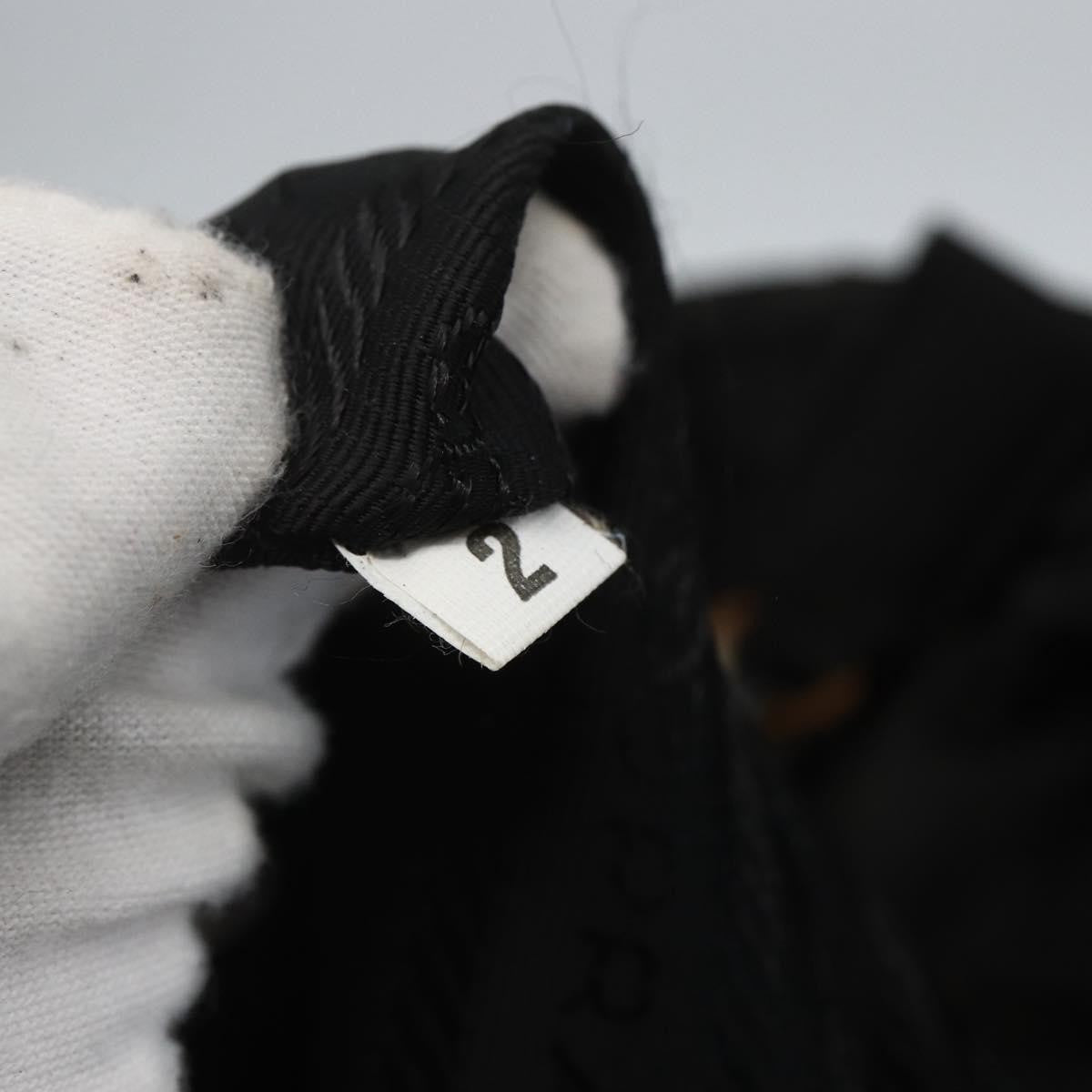 Prada Vintage Zip Tote Tessuto, BLACK, NYLON, Tote bag