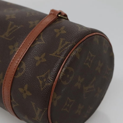 Louis Vuitton Papillon Handbag Monogram Canvas, BROWN, CANVAS, Handbag