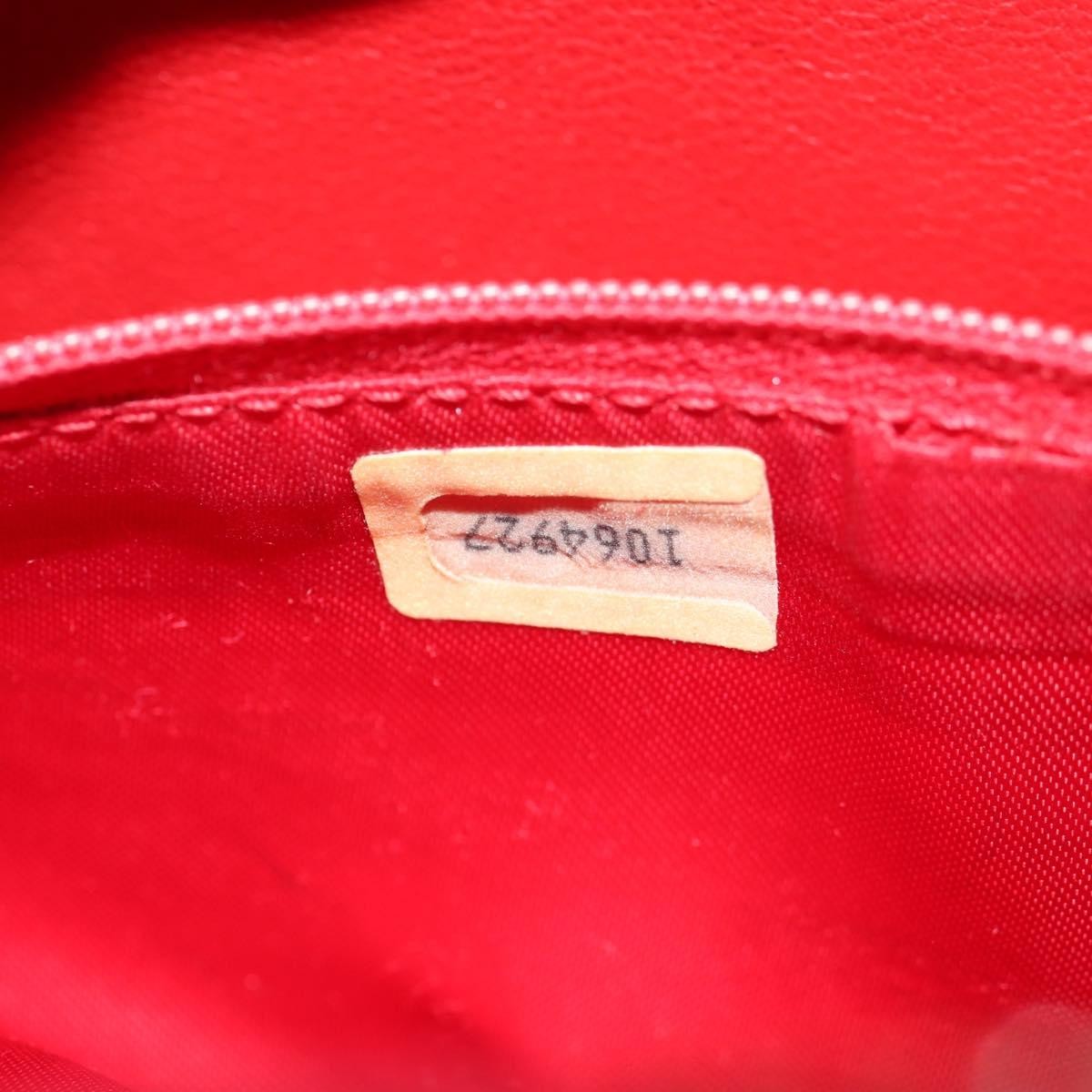 Chanel Vintage Oval CC Tassel Crossbody Bag Leather, RED, LEATHER, Shoulder bag