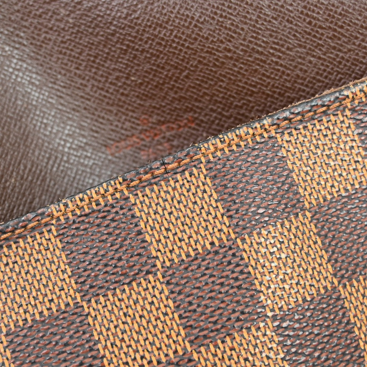 Louis Vuitton Musette Tango Handbag Damier, Brown, Canvas, Shoulder Bag