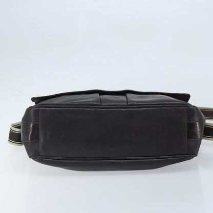 Salvatore Ferragamo Vintage Shoulder Bag Leather, BROWN, LEATHER, Shoulder bag