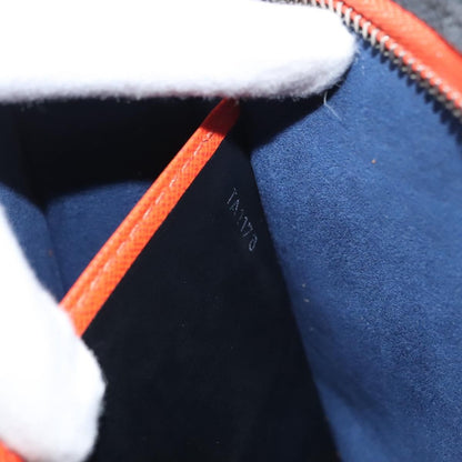 Louis Vuitton Pochette Voyage Epi Leather with Damier Graphite, BLUE, LEATHER, Clutche & pouche