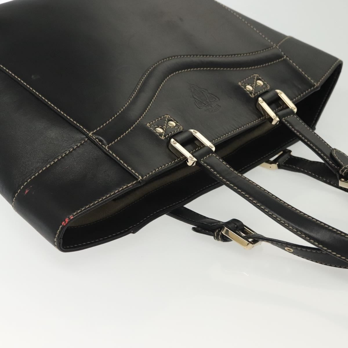 Gucci Tote Bag Leather, BLACK, LEATHER, Tote bag
