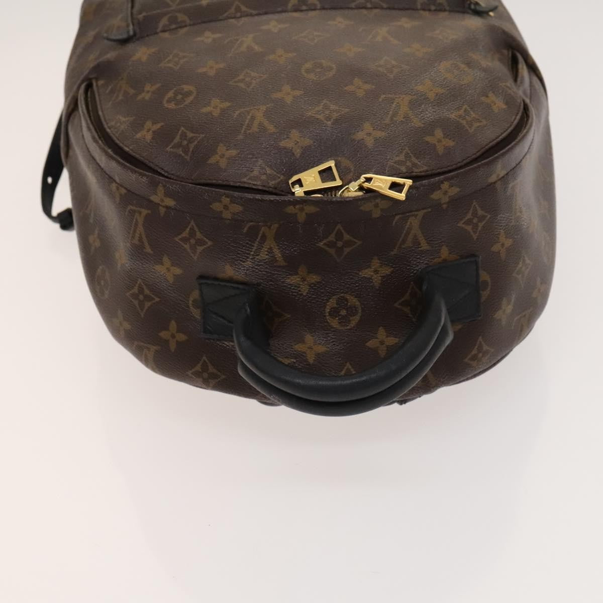 Louis Vuitton Palm Springs Backpack Monogram Canvas, BROWN, CANVAS, Backpack