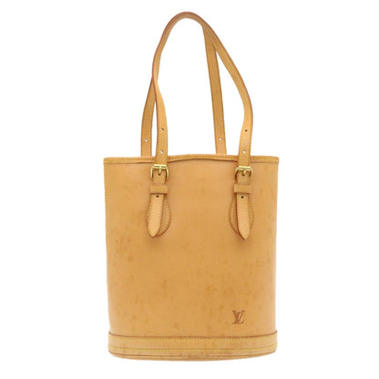 Louis Vuitton Marais Bucket Bag Nomade Leather, BEIGE, LEATHER, Handbag