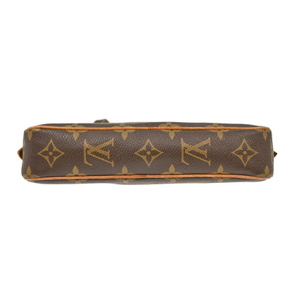 Louis Vuitton Pochette Marly Bandouliere Bag Monogram Canvas, BROWN, CANVAS, Shoulder bag