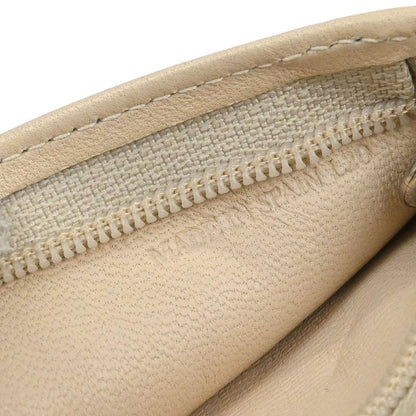 Loewe Anagram Wallet Leather, Beige, Leather, Wallet