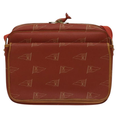 Louis Vuitton Cup Calvi Messenger Bag Coated Canvas, RED, CANVAS, Crossbody bag