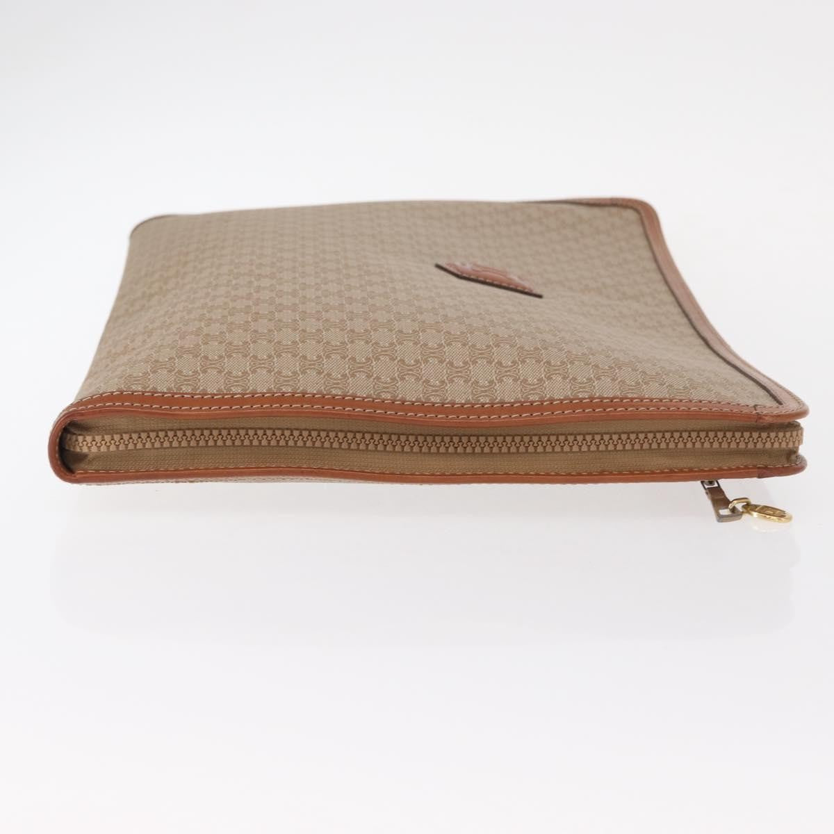 Celine Macadam Pochette Clutch, BEIGE, PVC, Clutche & pouche