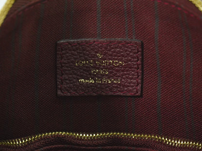 Louis Vuitton Lumineuse Handbag Monogram Empreinte Leather, BURGUNDY, LEATHER, Handbag