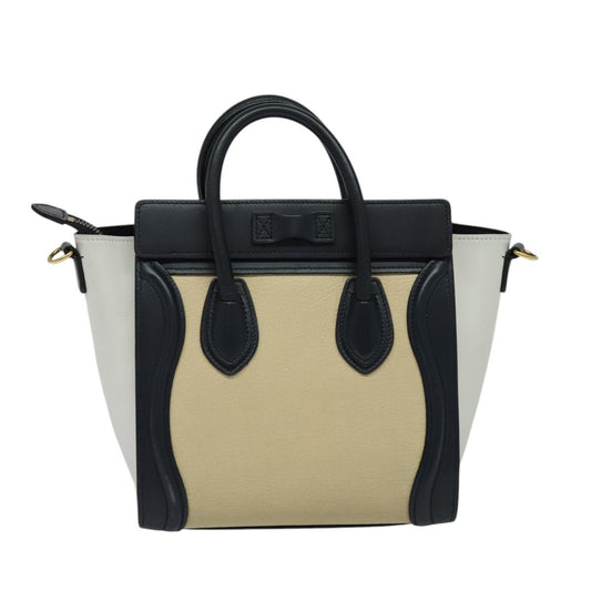 Celine Tricolor Luggage Bag Leather, MULTICOLOUR, LEATHER, Handbag