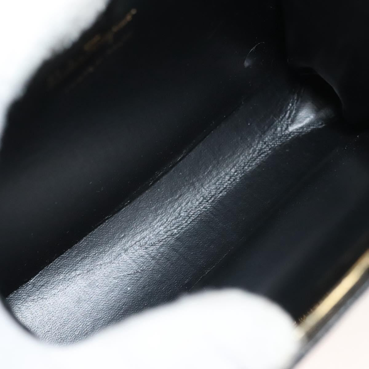 Salvatore Ferragamo Vala Shoulder Bag Leather, BLACK, LEATHER, Shoulder bag