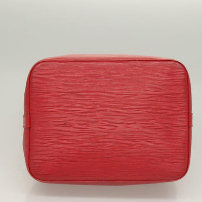 Louis Vuitton Petit Noe Handbag Epi Leather, RED, LEATHER, Shoulder bag