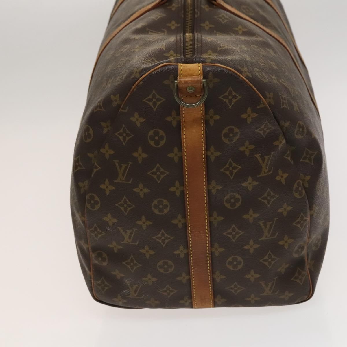 Louis Vuitton Keepall Bandouliere Bag Monogram Canvas, BROWN, CANVAS, Travel bag