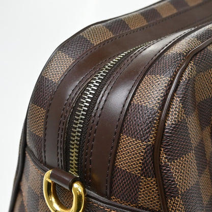 Louis Vuitton Duomo Boston Bag Damier, Brown, Canvas, Handbag