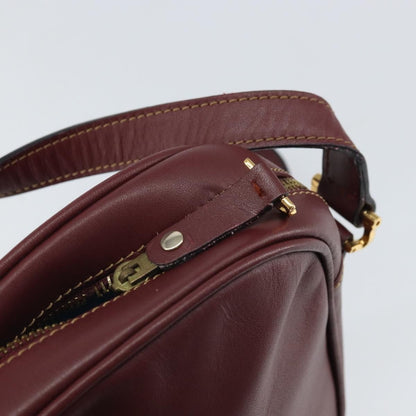cartier Must de Cartier Shoulder Bag Leather, BURGUNDY, LEATHER, Shoulder bag