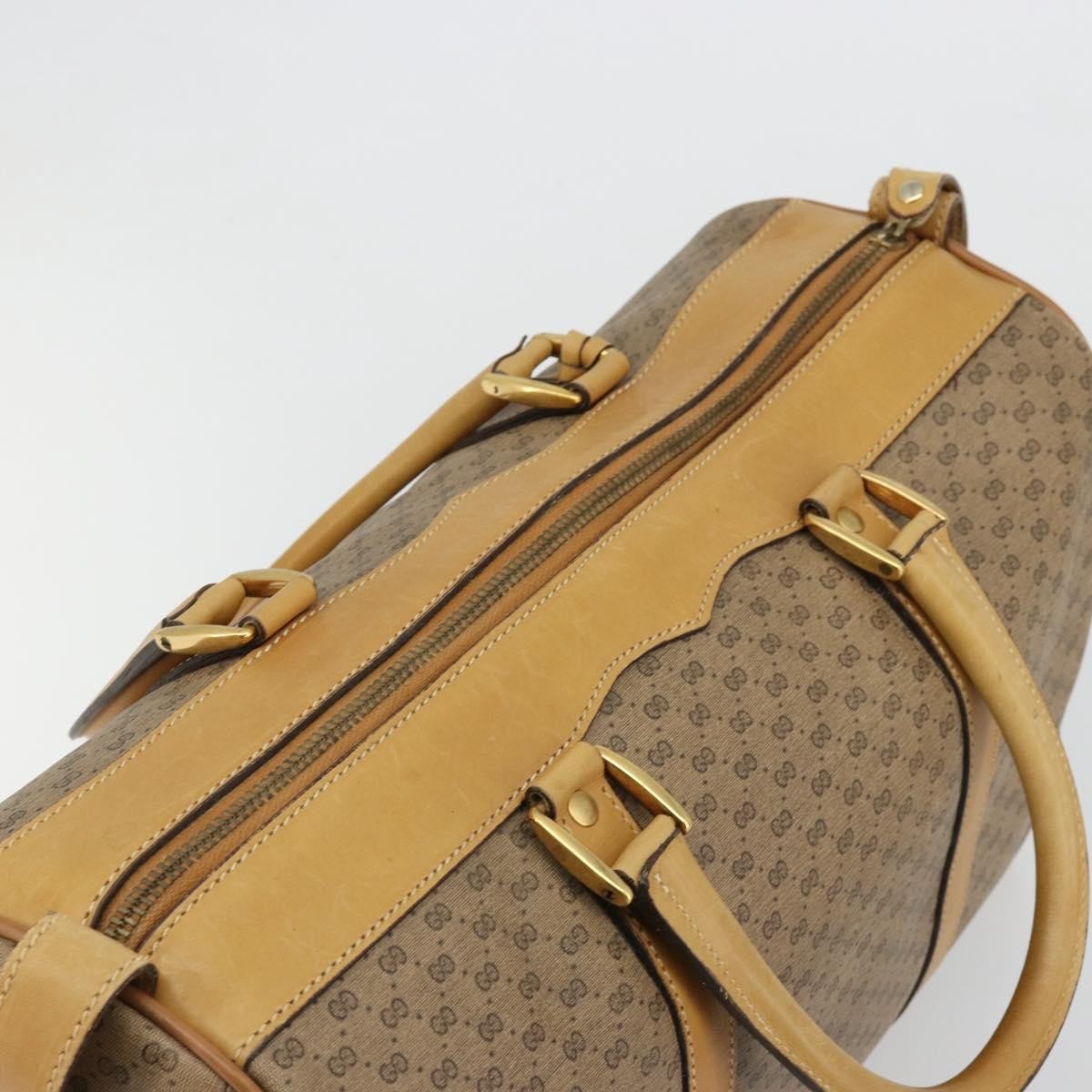 Gucci Vintage Travel bag GG Canvas, Beige, PVC, Travel Bag