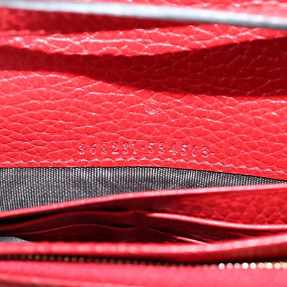 Gucci Wallet on Strap Leather, RED, LEATHER, Wallets