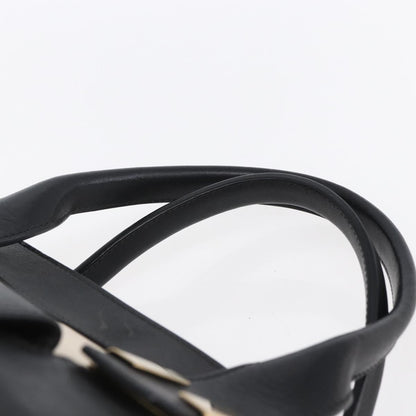 Chloe Alice Satchel Leather, BLACK, LEATHER, Handbag