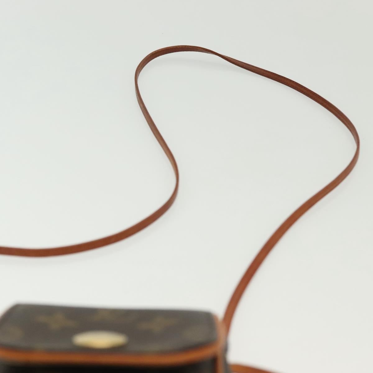 Louis Vuitton Cancun Pochette Monogram Canvas, BROWN, CANVAS, Shoulder bag