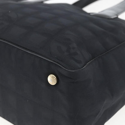Chanel Travel Line Tote Nylon, BLACK, NYLON, Tote bag