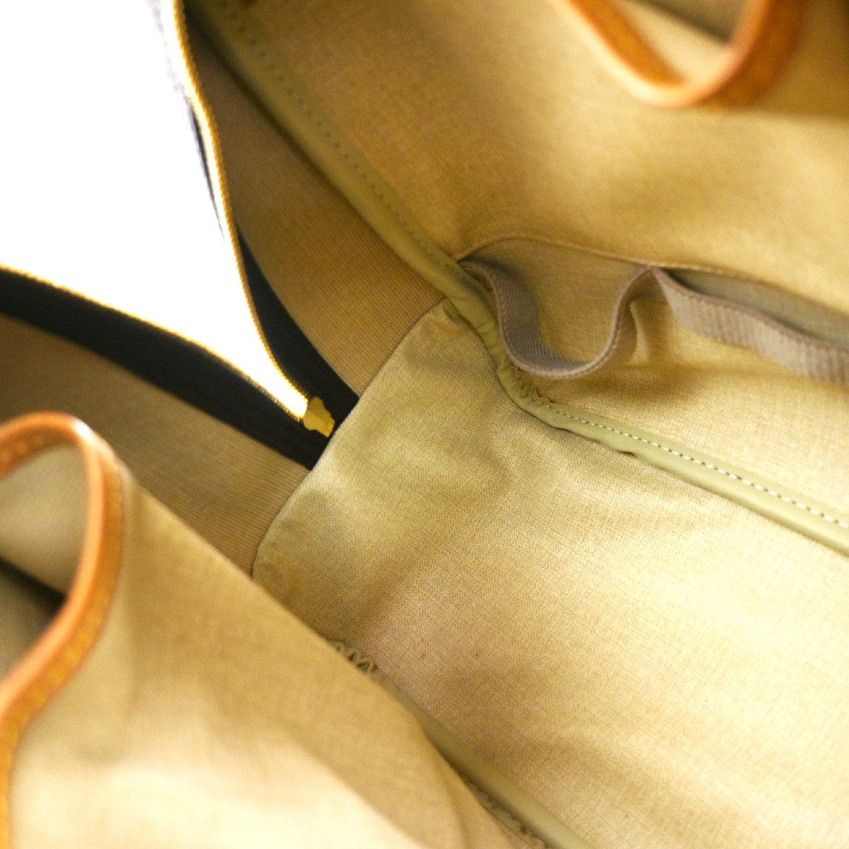 Louis Vuitton Deauville Handbag Monogram Canvas, BROWN, CANVAS, Handbag