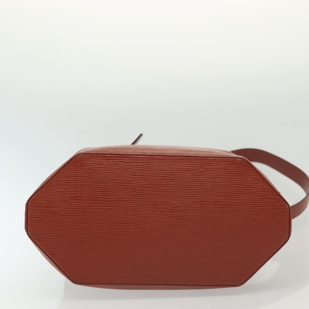 Louis Vuitton Vintage Sac d'Epaule Handbag Epi Leather, BROWN, LEATHER, Handbag