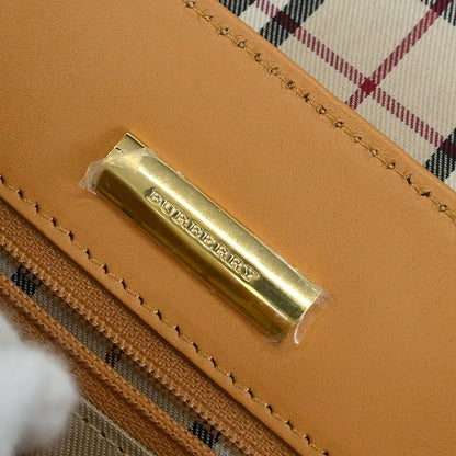 Burberry Vintage Shoulder Bag Leather, BEIGE, LEATHER, Shoulder bag